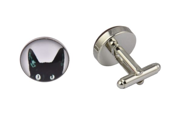 Black Cat Cufflinks