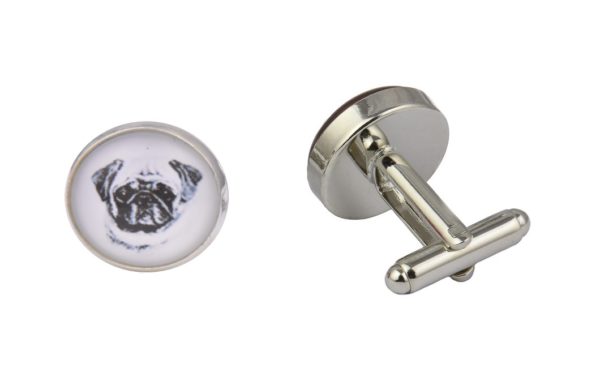 Pug Dog Cufflinks