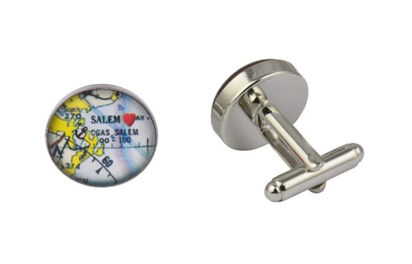 Salem Map Cufflinks