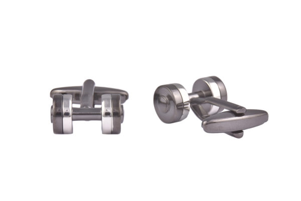 Dumbbell Weights Cufflinks