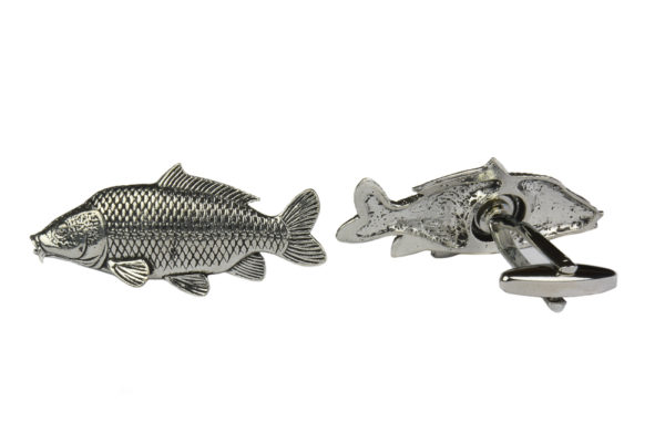 Fish Pewter Carp Cufflinks