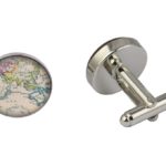 Colourful World Map Cufflinks