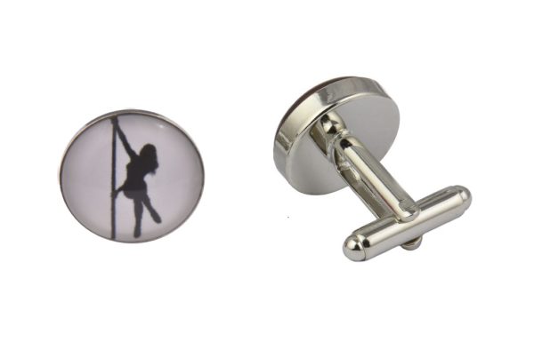 Erotic Pole Dancer Cufflinks