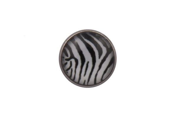 Zebra Stripes Lapel Pin Badge