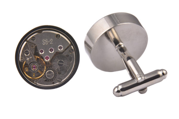 Luxury Exposed Watch Dial Cufflinks