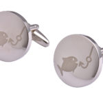 Silver Fishing Cufflinks