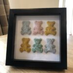 Furry Teddy Bear Frame Art